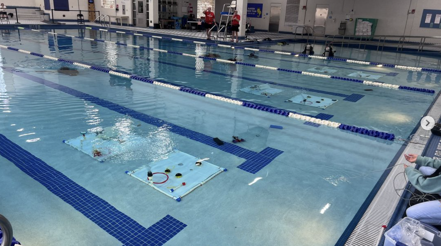 ROV underwater obstacle course