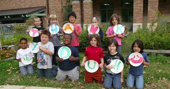 elementary students say thanks