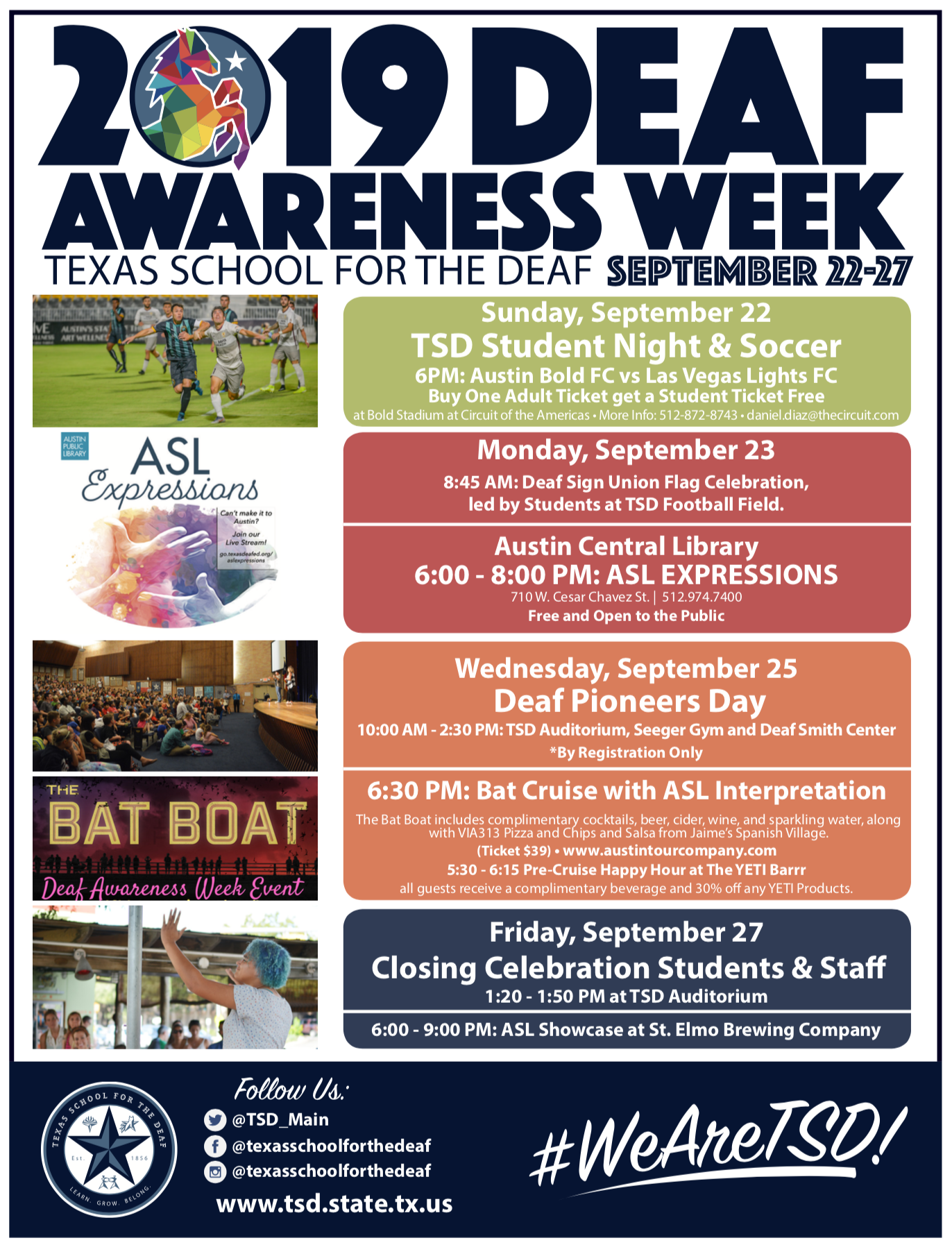 Deaf awareness week schedule